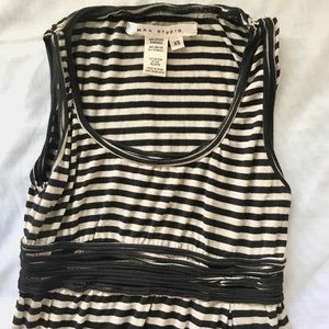 Max Studio - SUPER COMFORTABLE - Black & Gray Maxi Dress - Sz XS